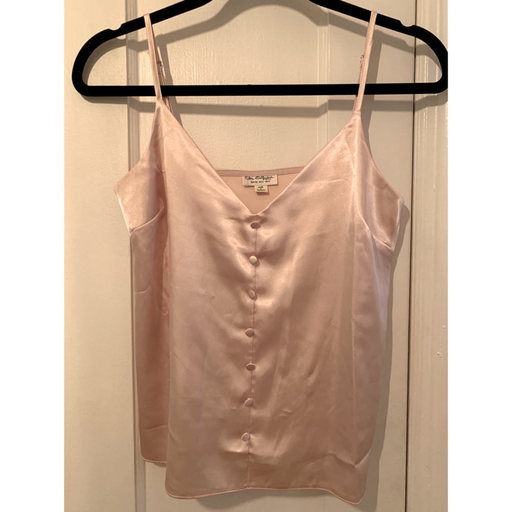 Miss Selfridge Satin Button Cami